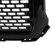 DURAFORCE Front Bumper Grille Denali Style Gloss Black for 2014 2015 for GMC Sierra 1500