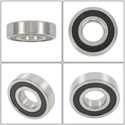 DURAFORCE 4Pcs 63/32-2RS Bearings 32×75×20mm Double Rubber Seals Deep Groove Ball Bearing