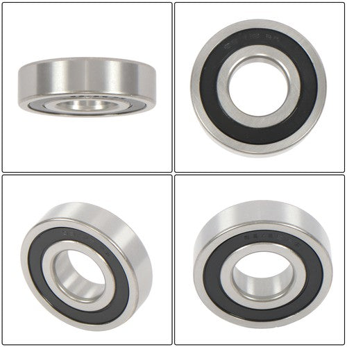DURAFORCE 4Pcs 63/32-2RS Bearings 32×75×20mm Double Rubber Seals Deep Groove Ball Bearing