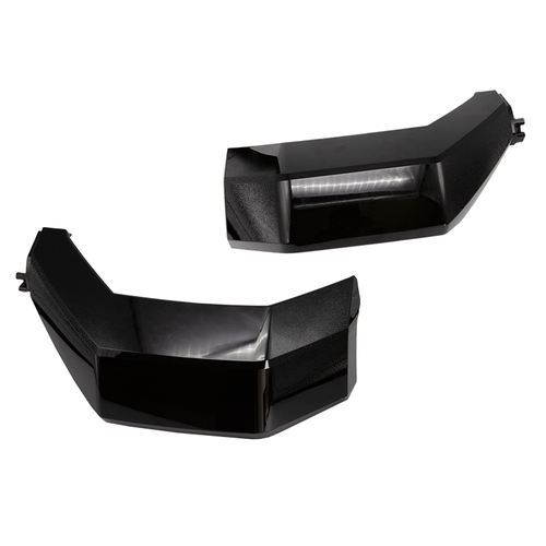 For Toyota Tundra 2022 2023 Front Bumper Cover Molding Gloss Black Left & Right
