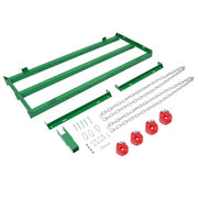 DURAFORCE Yard Lawn Leveling Tool 4 Ft Drag Harrow W/Chaic For ATV/UTV Tractor