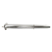 DURAFORCE Pair 30" Stainless 2-1/2" Bolt Spring Loaded Mud Flap Hangers Straight Tapered