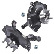 DURAFORCE 2Pcs Front Steering Knuckle Assembly for Dodge Attitude Hyundai Accent 1.4L 1.6L