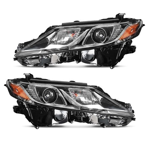 DURAFORCE LED Headlights Fit 2018 2019 2020 2021-2024 Toyota Camry L LE SE Headlamps LH+RH