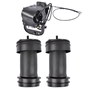 DURAFORCE 3PCS Rear Air Suspension Air Springs Compressor For 13-19 Cadillac XTS 3.6L V6
