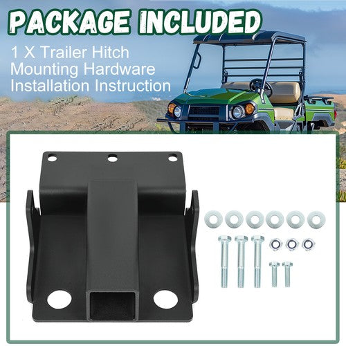 DURAFORCE For Kawasaki Mule 600 / 610 / SX 4x4 XC Heavy Duty 2" Receiver Trailer Tow Hitch
