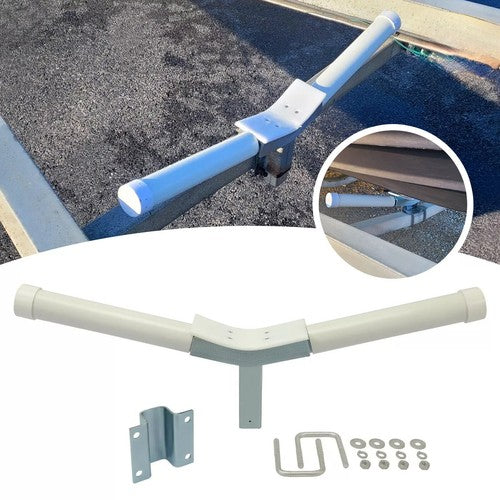 DURAFORCE Boat Trailer V Guide On For 3" x 3" Cross Member Bow Rest Center Support