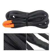 DURAFORCE 1in × 30ft Kinetic Recovery Rope 34000lbs Tow Rope Recovery Snatch Strap Black