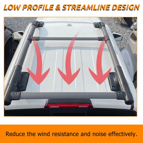 Top Roof Rack Rail Luggage Carrier Cargo Aluminum for Nissan Frontier 2005-2022