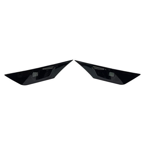 DURAFORCE For 2016-2021 Honda Civic Smoked Side Marker Lamp Turn Signal Light W/LED Bulbs