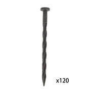 DURAFORCE L-shaped Landscape Edging Border Kit 100' No-Dig Garden 1.5" Edge Lawn Border