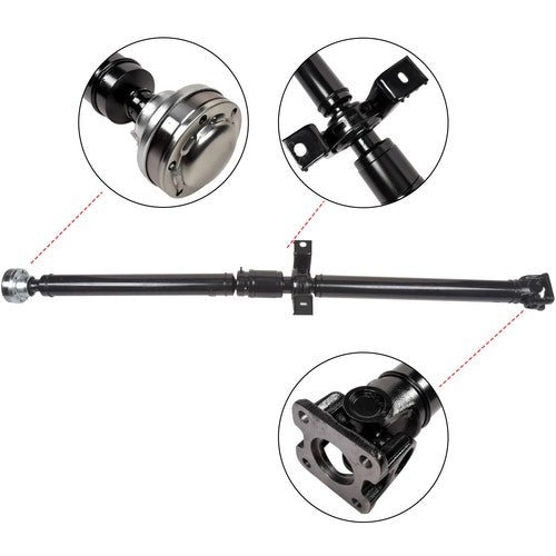 DURAFORCE Rear Driveshaft Assembly for 2007-2011 Chevy Traverse Buick GMC Saturn 3.6L AWD