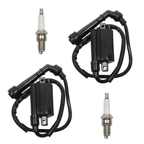 DURAFORCE 2 x Ignition Coil Spark Plug For VS700 86-87 VS750 88-91 VS800 92-04 33410-38A02