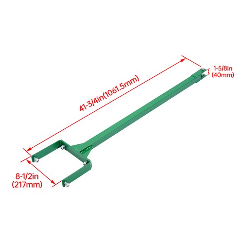 DURAFORCE Tow Behind Drag Handle Attachment Green for Drag Harrow Lawn Rake Driveway Drag