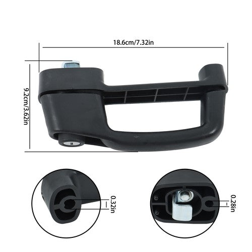 DURAFORCE 7109662 Front Door Latch Handle w/ Key For Bobcat 753 863 S185 S850 T550 T870