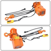 DURAFORCE 1 Ton Electric Chain Hoist, Single Phase 2200Lbs 10ft Lift Height G80 110V 750W