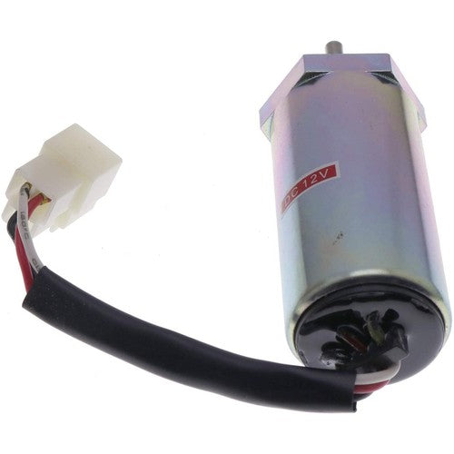 DURAFORCE 12V Fuel Shutoff Solenoid For Hitachi EX35U EX27U EX50U ZAXIS35U EX58 EX55 EX40U