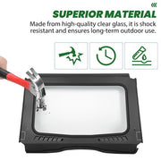 DURAFORCE For 2015-2024 HONDA PIONEER 500 /21-25 PIONEER 520 Front Clear Glass Windshield