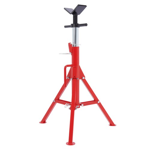 DURAFORCE Heavy-Duty Pipe Jack Stand 28"-52" Inch Adjustable Folding Pipe Stand 2500 Lbs