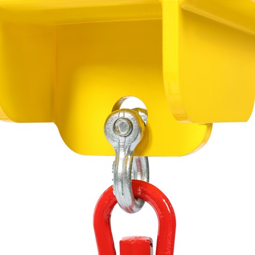 DURAFORCE Forklift Lifting Hook Attachment Mobile Forklift Crane with Swivel Hook 2200lbs