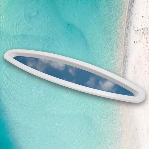 DURAFORCE For Sea Ray Boat Port Hole Bow Oval Window with Outer Ring 2004 & 2007