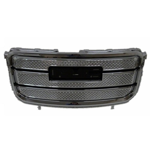 DURAFORCE New Fit For GMC Acadia Denali 2013-2016 Bright 84055811 Black Center Mesh Grille