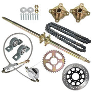 DURAFORCE New For ATV Quad Buggy Go Kart 44" Rear Live Axle Kit Wheel Hub Sprocket Brakes