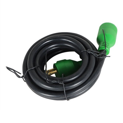 DURAFORCE 3 Prong 30A 15FT Generator Extension Cord 125V NEMA L5-30P/L5-30R Twist Lock