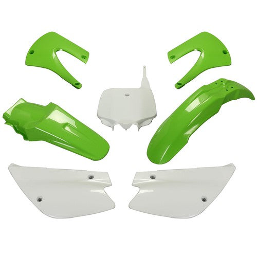 DURAFORCE Restyled Plastic Kit Fairing Bodywork Fender Set For Kawasaki KX85/KX100 01-13