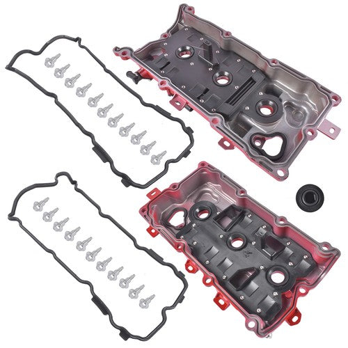 DURAFORCE Left + Right Valve Covers for Infiniti JX35 2013 Nissan Altima 2007-2014 3.5L V6