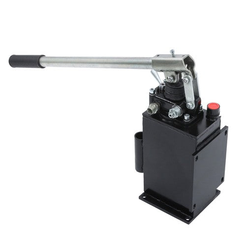 DURAFORCE Hydraulic piston hand pump with valve for double acting cylinder 2.7 CID 3 Quart