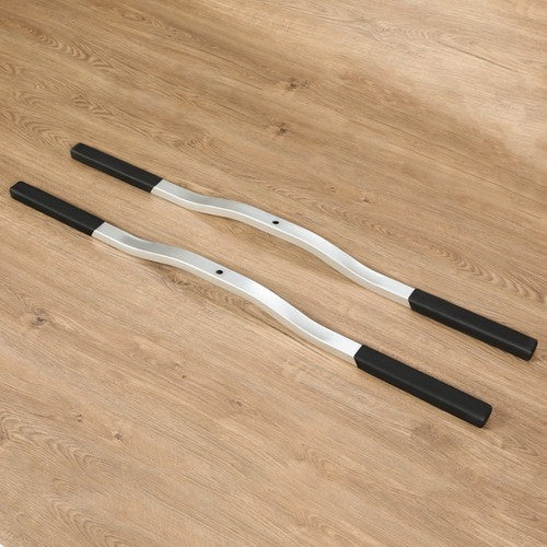 DURAFORCE Universal 2 Piece Snowmobile Trailer Ski Tie Down Hold Down Bars With Black Boots