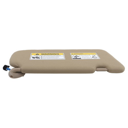 DURAFORCE Beige Plastic Driver Side Sunvisor With Lights And Mirror For 17-22 Honda CR-V