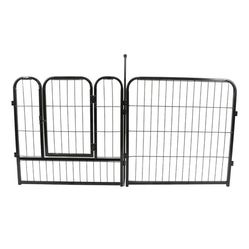DURAFORCE 16 Panels 24x24 inch Dog Playpen Crate Fence Pet PlayPen Exercise Cage