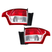 DURAFORCE 2pcs Left+Right Red Rear Tail Light Brake Lamp For Ford Escape 2013-2016 Halogen
