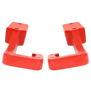 DURAFORCE Pair Red Steel Tow Hooks Kit For Jeep Grand Cherokee WK2 2015-2023 2016