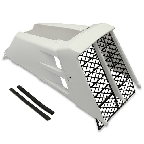 DURAFORCE For Yamaha Banshee 350 87-06 Gas Tank Side Covers White w/ Radiator Cover Grille