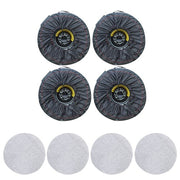 DURAFORCE For Black 420D And Black 600D Cases+Tyre 4Pcs Bags Car Cover With Handheld Tyre
