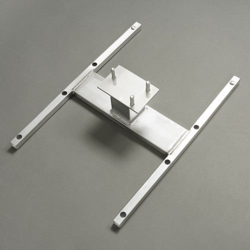 DURAFORCE 16" Stud Spacing Trailer Mount H-Mount Spare Tire Carrier 5-Lug Wheel, Aluminum