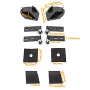 DURAFORCE Snow Plow Blade Wing Extensions Extenders for PW22 Pro Wings Meyer Western Boss