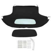 DURAFORCE For Mazda MX-5 Miata 2006-2014 Black Convertible Soft Top W/Heated Glass Window
