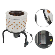 DURAFORCE 280RPM 120V Motor Feather Plucker Stainless Steel Drum Chicken Plucker Machine