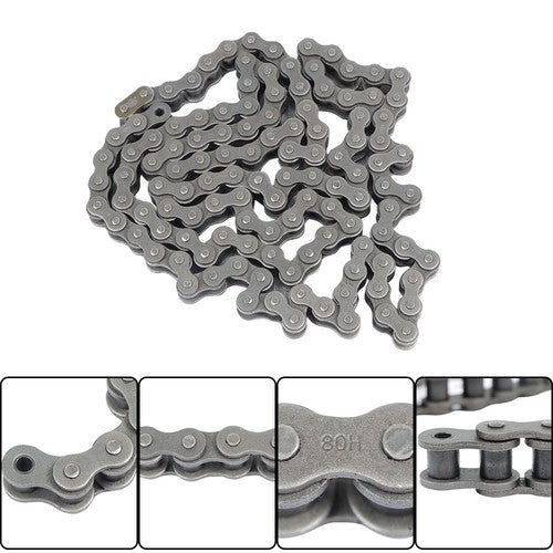 DURAFORCE #80H Heavy Duty Roller Chain × 10 Feet With 1 Connector