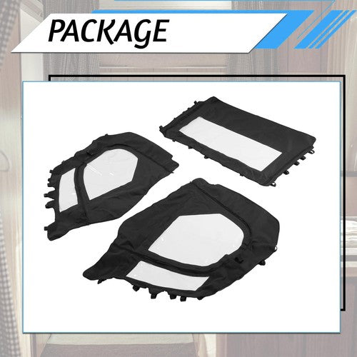 PVC Soft Half Door Enclosure Black Clear for T-Boss 550 750 560 760 UTV