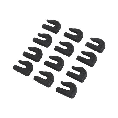 DURAFORCE 12 Pack 3/8" Weld On Grab Hook 6600lbs Heavy Duty G70 Forged Grab Chain Hooks