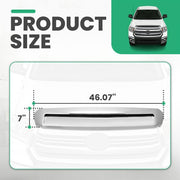 DURAFORCE For Toyota Tundra 14-21 Front Molding Upper Grille Hood Bulge Scoop Chrome ABS
