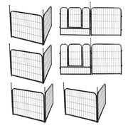 DURAFORCE 12 Panels 24x24 inch Dog Playpen Crate Fence Pet PlayPen Exercise Cage
