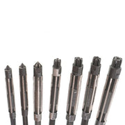 DURAFORCE 7Pcs/Set Adjustable Hand Reamers, HV to H3,1/4" to 15/32" High Speed Steel