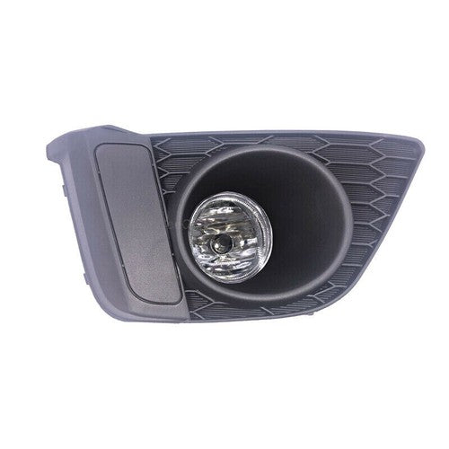 DURAFORCE Front Bumper Clear Lens Fog Light Lamp Pair for 2014-2017 for Honda Fit Jazz GK5