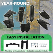 DURAFORCE Complete Plastics Kit Fairing Bodywork Set For Suzuki RM250 RM125 2001-2008